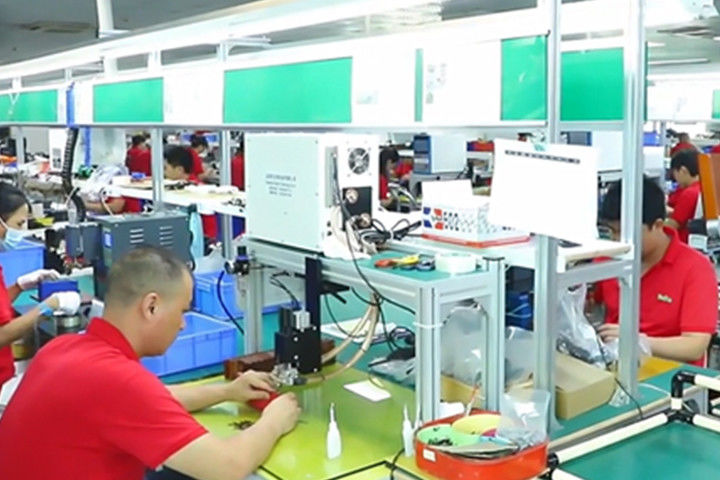 SHENZHEN KLESMAN TECHNOLOGY CO LTD خط إنتاج المصنع